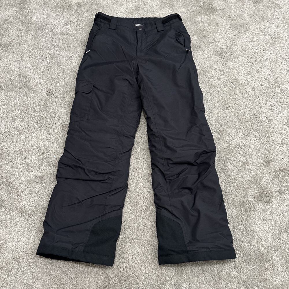 Columbia Omni Tech Kids Ski Snow Pants Black Size Large Out Grown